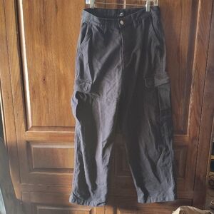 H And M Wide Leg Black Jeans